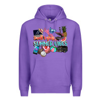 Purple small businesses summer vibe Premium Hoodie - NancyCooperArtShop