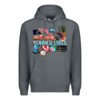 Rock small businesses summer vibe Premium Hoodie - NancyCooperArtShop