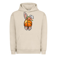 Pigment French Oak Basketball Easter Bunny Urban Hoodie - BundleAndBundleShop