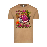 Just A Girl Who Loves Camping Vintage Tee | Teevron