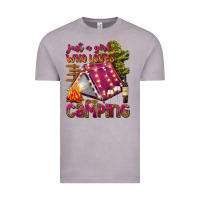 Vintage Zinc just a girl who loves camping Vintage Tee - texasbilliewilder