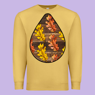 Fall Teardrop Premium Sweatshirt Designed By Lillyallendesigns