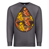 Charcoal Heather Fall Teardrop Premium Sweatshirt - LillyAllenDesigns
