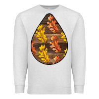 Oatmeal Heather Fall Teardrop Premium Sweatshirt - LillyAllenDesigns