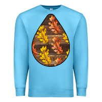 Ocean Blue Fall Teardrop Premium Sweatshirt - LillyAllenDesigns