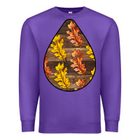 Purple Fall Teardrop Premium Sweatshirt - LillyAllenDesigns
