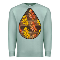Seafoam Fall Teardrop Premium Sweatshirt - LillyAllenDesigns