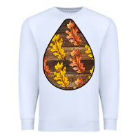 White Fall Teardrop Premium Sweatshirt - LillyAllenDesigns