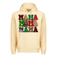 Pina Colada mama mama mama with christmas lights and christmas tree cakes Premium Hoodie - AdoDesignShop