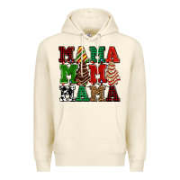 Sandshell mama mama mama with christmas lights and christmas tree cakes Premium Hoodie - AdoDesignShop