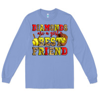 Colony Blue diamonds are a girl's best friend softball Long Sleeve Tee - Zillion Design Studio