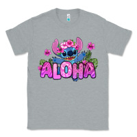 Heather Grey aloha summer stitch Classic Tee - Zillion Design Studio