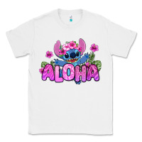 White aloha summer stitch Classic Tee - Zillion Design Studio