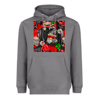 Storm ladybug gnomes seamless pattern Heavyweight Hoodie - BundleAndBundleShop