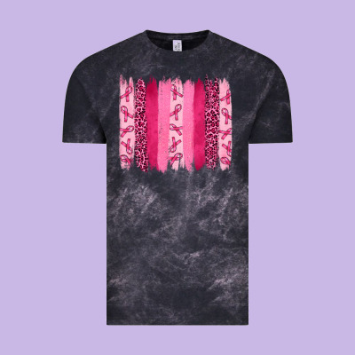 Vintage Tee Breast Cancer Brushstrokes