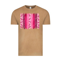 Vintage Camel Breast Cancer Brushstrokes Vintage Tee - RanaPortraitStore