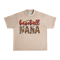 French Oak baseball nana with leopard Urban Heavy Tee - texasbilliewilder