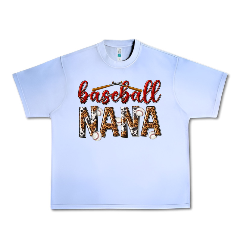 Baseball Nana With Leopard Urban Heavy Tee by texasbilliewilder | Teevron
