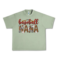 Oil Green baseball nana with leopard Urban Heavy Tee - texasbilliewilder