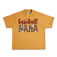 Peanut Butter baseball nana with leopard Urban Heavy Tee - texasbilliewilder