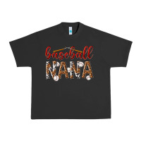 Pigment Black baseball nana with leopard Urban Heavy Tee - texasbilliewilder