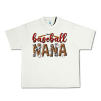 Pistachio baseball nana with leopard Urban Heavy Tee - texasbilliewilder