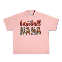 Salmon baseball nana with leopard Urban Heavy Tee - texasbilliewilder