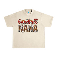 Sandshell baseball nana with leopard Urban Heavy Tee - texasbilliewilder