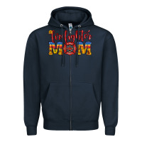 Firefighter Mom Zipper Hoodie | Teevron