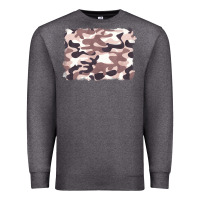 Charcoal Heather milky camouflage Premium Sweatshirt - BarkalooDesign
