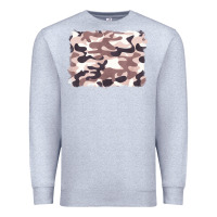 Heather Grey milky camouflage Premium Sweatshirt - BarkalooDesign
