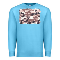 Ocean Blue milky camouflage Premium Sweatshirt - BarkalooDesign