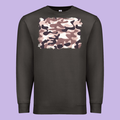 Milky Camouflage Premium Sweatshirt Designed By Barkaloodesign
