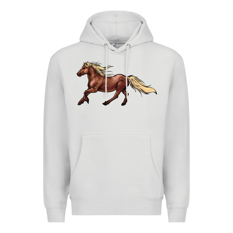 Running Horse Premium Hoodie by NancyCooperArtShop | Teevron