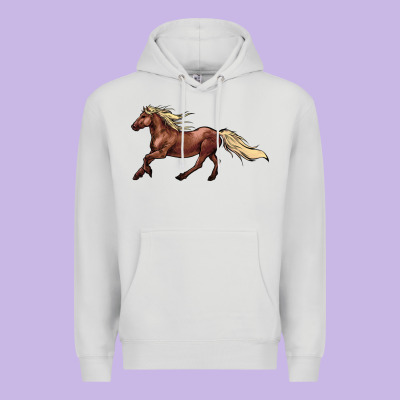 Running Horse Premium Hoodie Designed By Nancycooperartshop