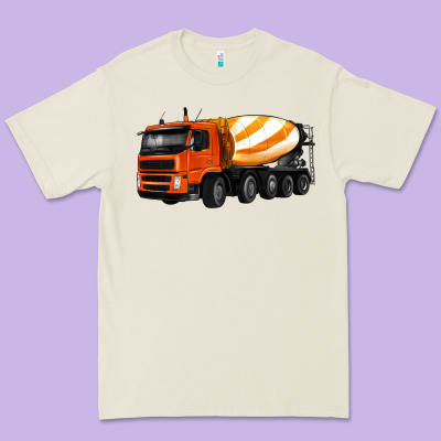 Cement Truck Premium Tee Designed By Artiststas