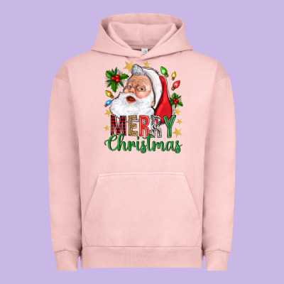 Merry Christmas With Santa Urban Hoodie Designed By Bundleandbundleshop