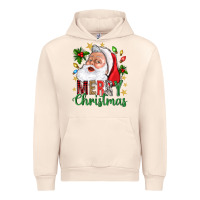 Sandshell Merry Christmas With Santa Urban Hoodie - BundleAndBundleShop