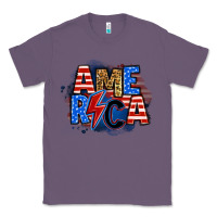 Lavender america lightning bolt Classic Tee - Zillion Design Studio