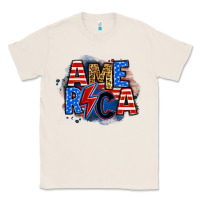 Natural america lightning bolt Classic Tee - Zillion Design Studio
