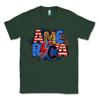 Sports Green america lightning bolt Classic Tee - Zillion Design Studio