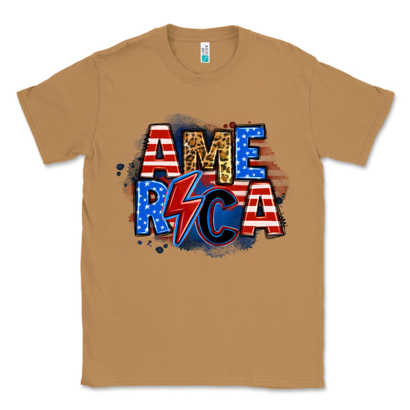 America Lightning Bolt Classic Tee by Zillion Design Studio | Teevron