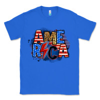 True Royal america lightning bolt Classic Tee - Zillion Design Studio