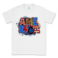 White america lightning bolt Classic Tee - Zillion Design Studio