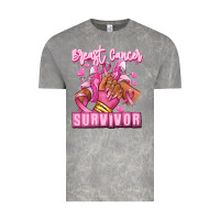Cloud Rock Breast Cancer survivor afro girl sneakers Vintage Tee - RanaPortraitStore