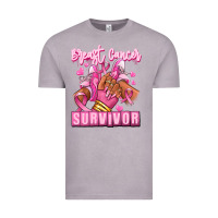 Vintage Zinc Breast Cancer survivor afro girl sneakers Vintage Tee - RanaPortraitStore