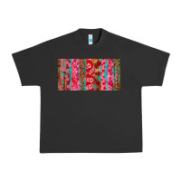 Pigment Black Love brushstrokes xoxo leopard and turquoise Urban Heavy Tee - RanaPortraitStore