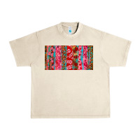 Sandshell Love brushstrokes xoxo leopard and turquoise Urban Heavy Tee - RanaPortraitStore