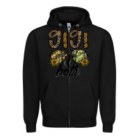 Black gigi of both Zipper Hoodie - CowhideDigitalArt