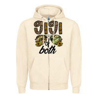 Sandshell gigi of both Zipper Hoodie - CowhideDigitalArt